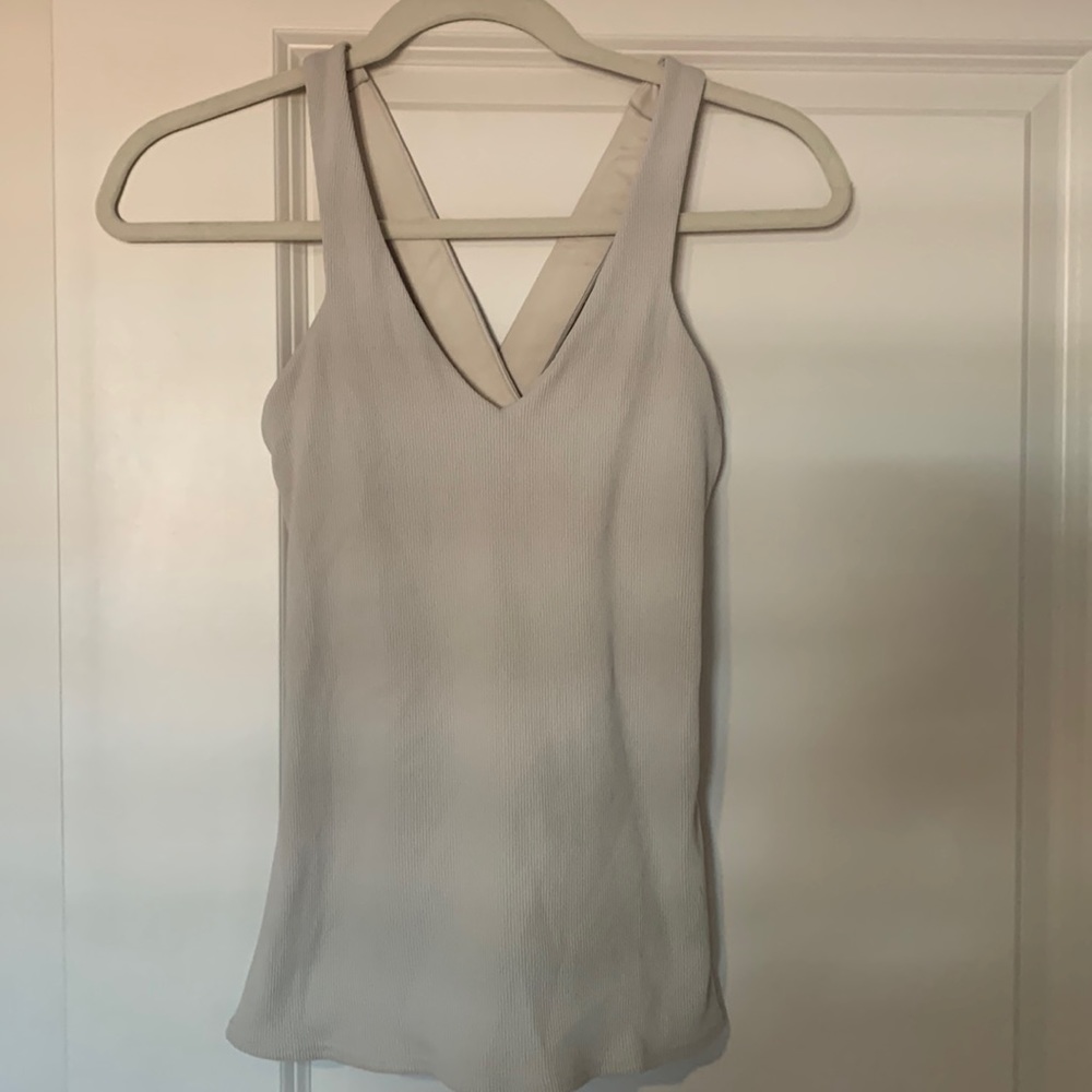 Alo Yoga workout top with built in bra